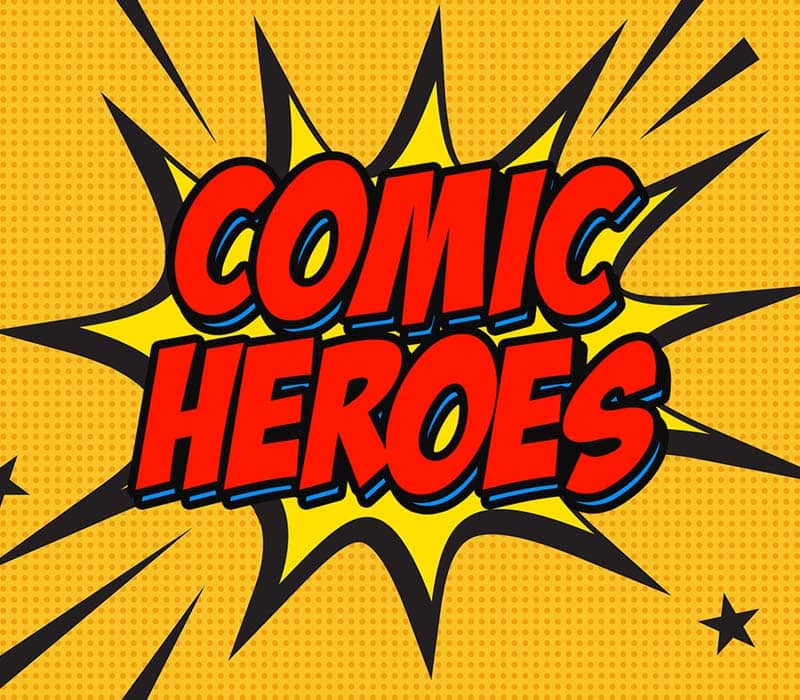 Paint Resin Comic Heroes